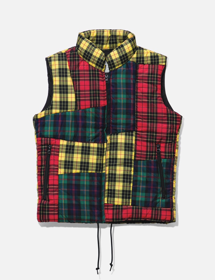 Comme Des Garçons Checkered Vest In Multicolor