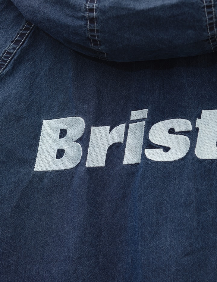 F.C. Real Bristol Washed Crisp Denim Hooded Blouson