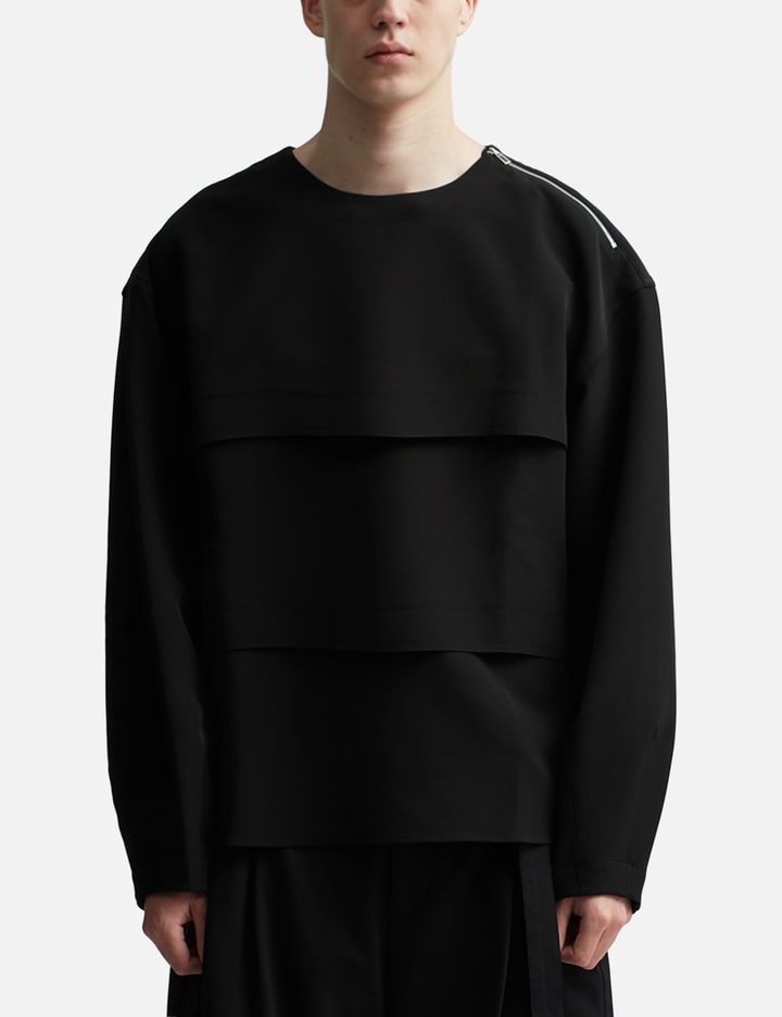 PLATED COCOON LONG SLEEVE Placeholder Image