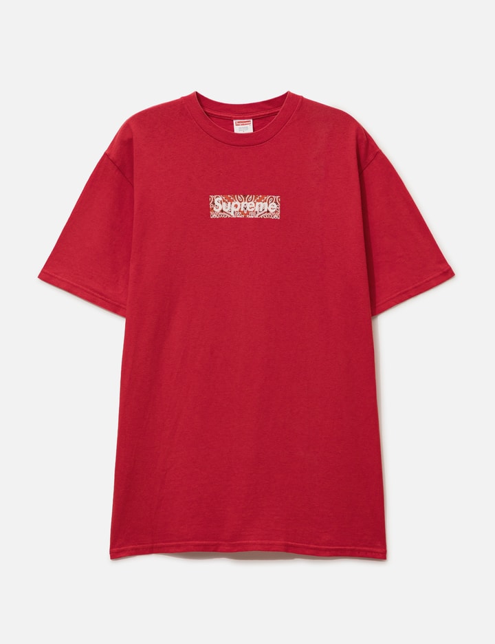 Supreme Paisley Box Logo T-Shirt