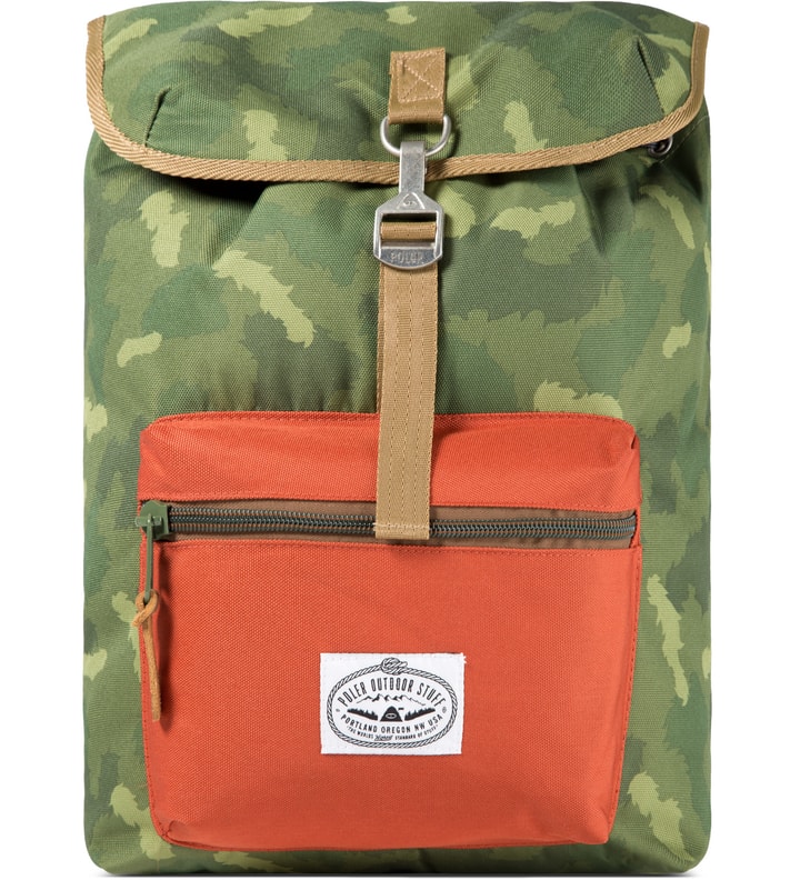 Poler - Camo/Orange Field Pack Backpack | HBX