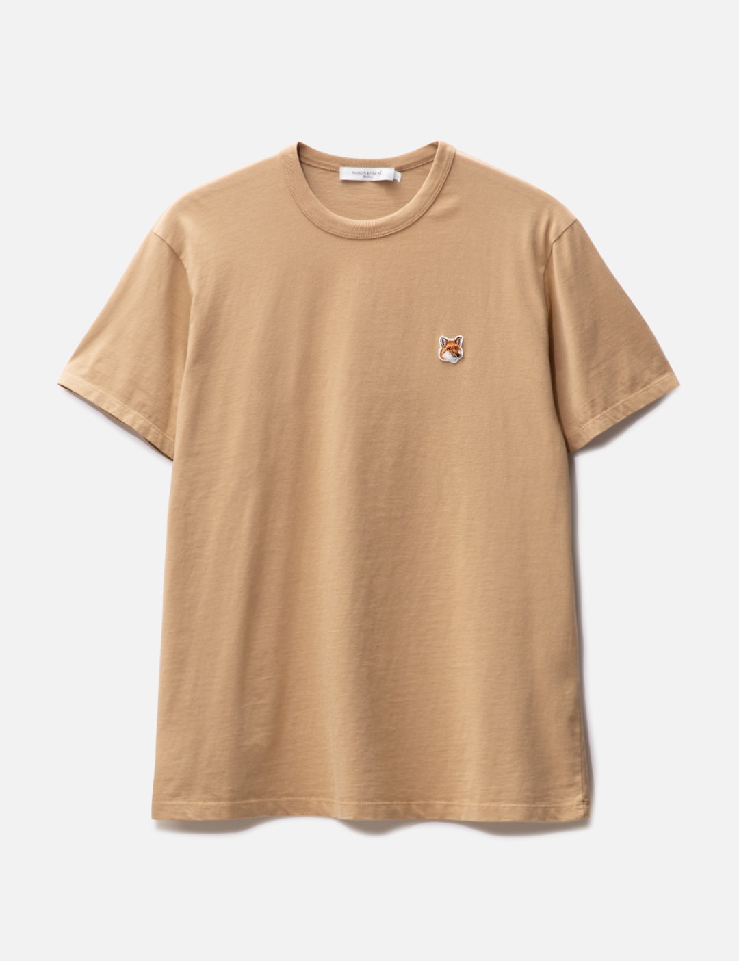 maison kitsuné fox head patch tee