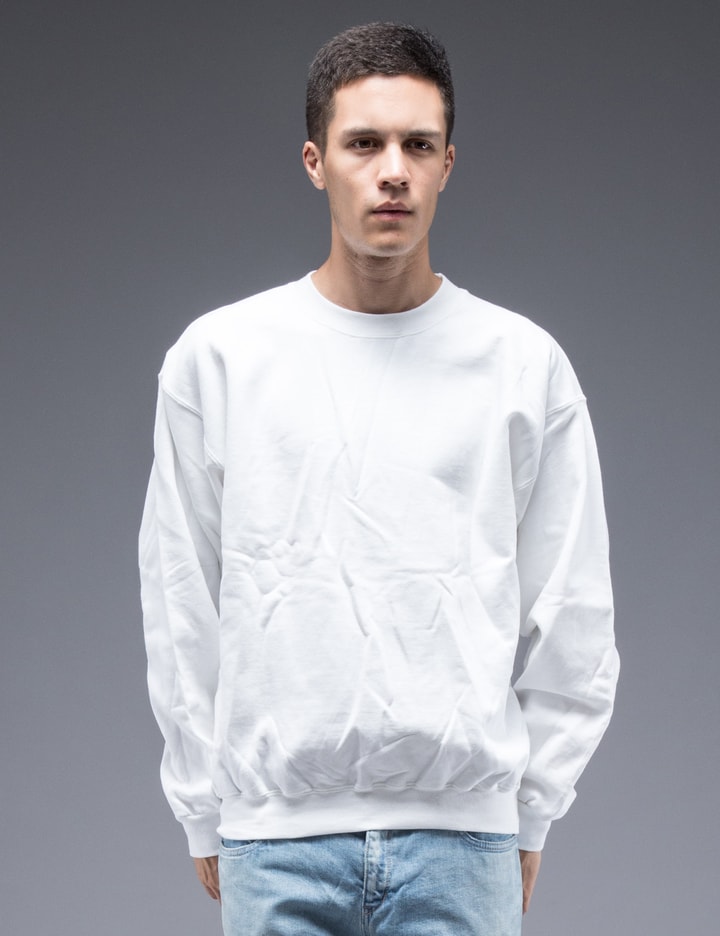 White Crewneck Sweatshirt Style C (Size M) Placeholder Image
