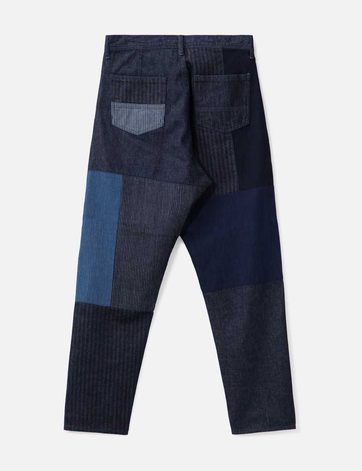 PATCHWORK PANTS RINSE Placeholder Image