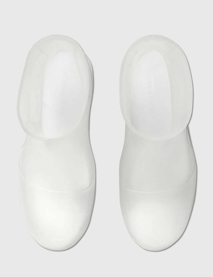 Shop Bottega Veneta Puddle Ankle Boots In White