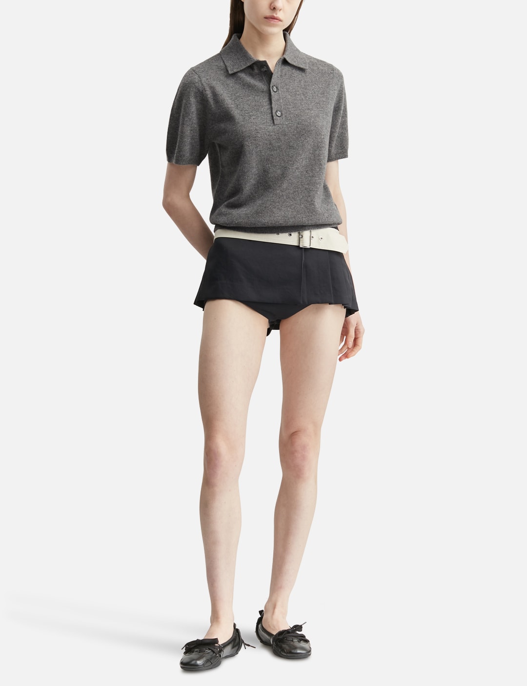 Short Sleeve Knit Polo view 20