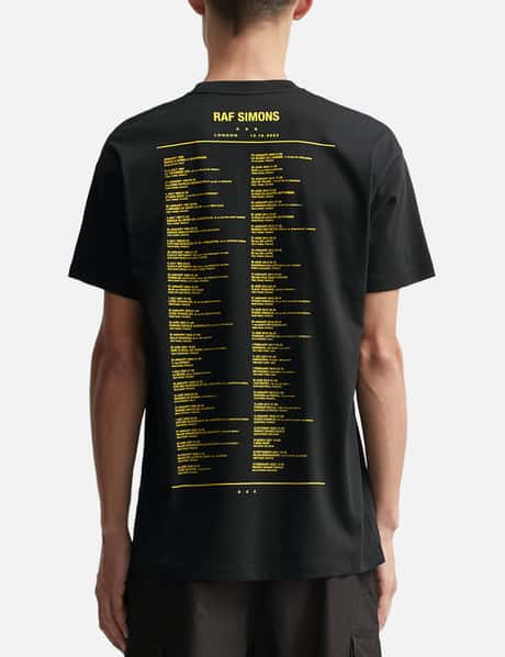 Raf Simons - プリントワークス ツアー Tシャツ | HBX