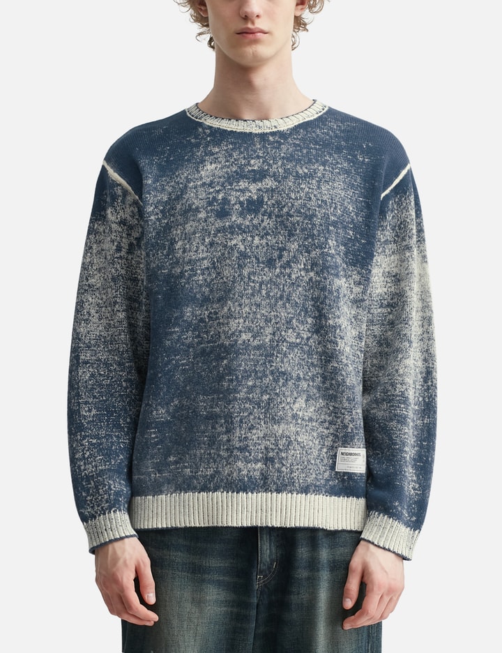 NEIGHBORHOOD Pigment Bleed Crewneck Sweater