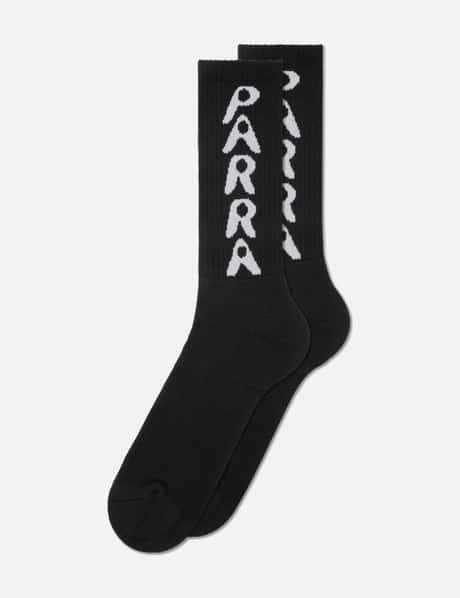 By Parra hole logo crew socks