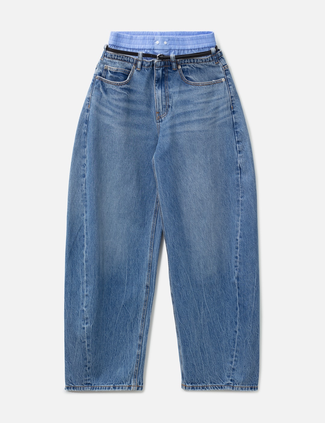 Prestyle Blow Up Jeans With Leather Belt