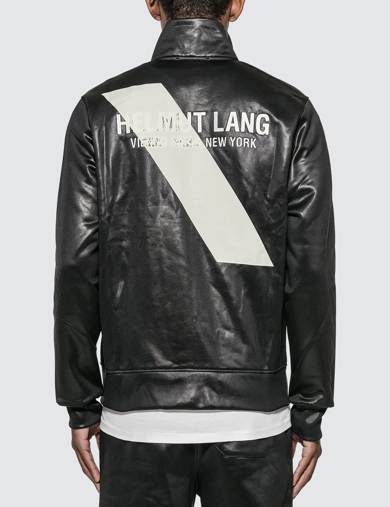 helmut lang logo track jacket