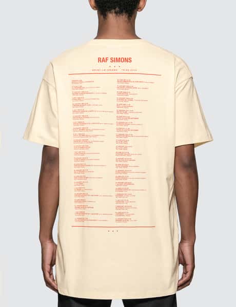 Raf Simons - Antwerp Tour T-shirt | HBX - Globally Curated Fashion  