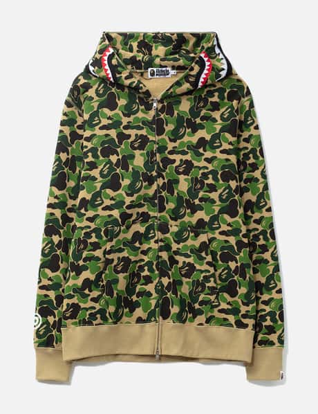 BAPE Shark Camo Zip Up Hoodie