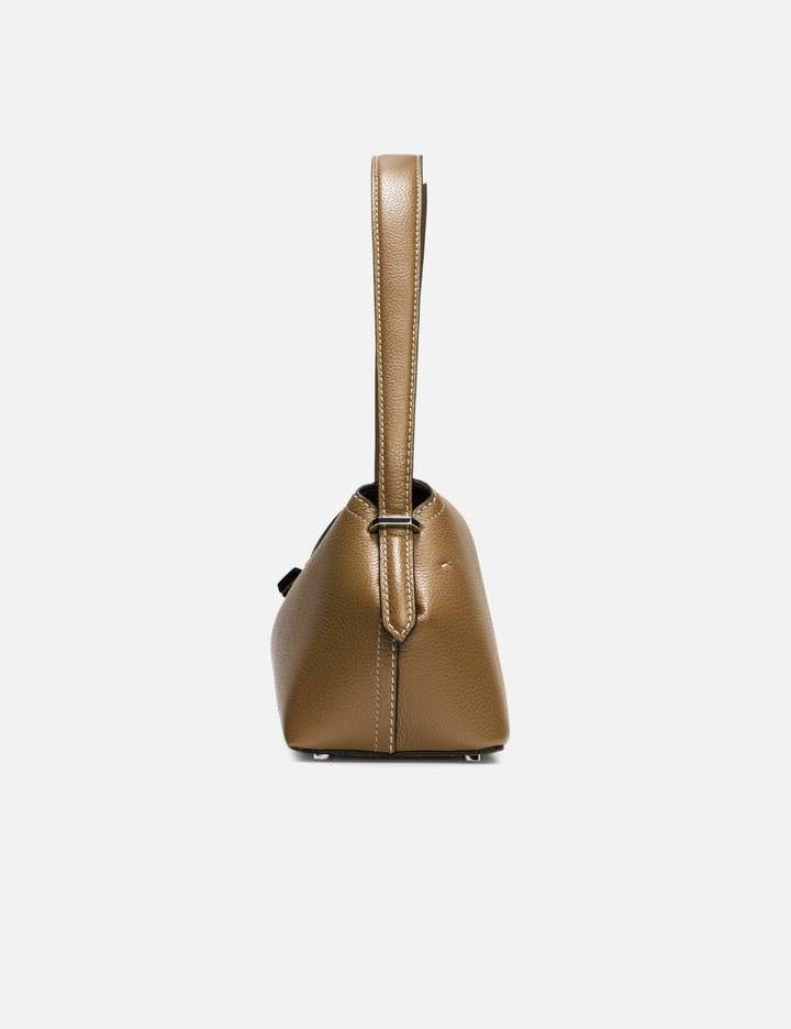 T-Lock Grained-Leather Shoulder