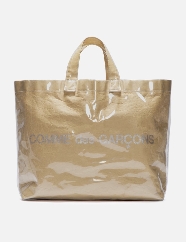 Comme Des Garçons Comme Des Garcons Plastic Tote Bag In Burgundy