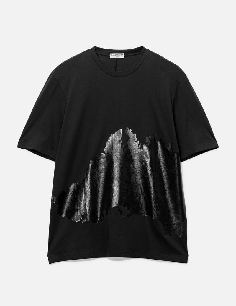 Balenciaga graphic print shirt - Black