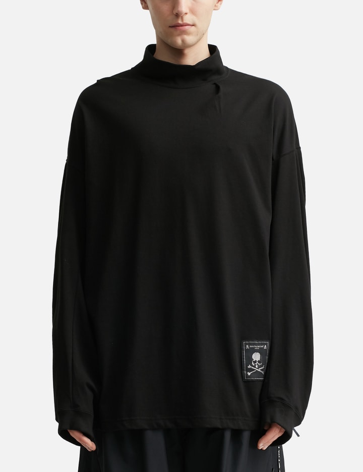 Boxy Tuck High Neck Long Sleeve T-shirt Placeholder Image