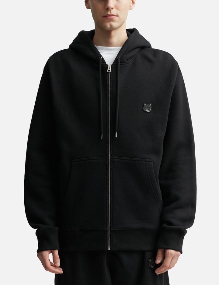 Bold Fox Head Patch Comfort Zipped Hoodie Placeholder Image