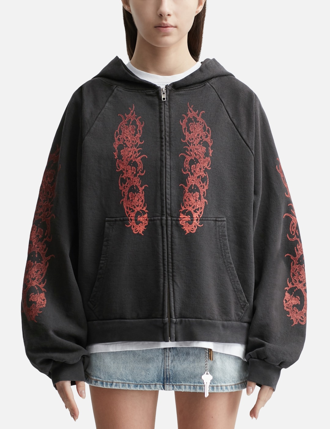 Afflicted Zip-Up Hoodie view 13