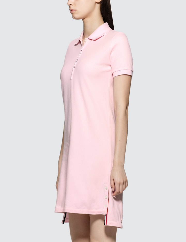 Short Sleeve A-line Polo Dress W/ Cb Rwb Stripe In Classic Pique Placeholder Image