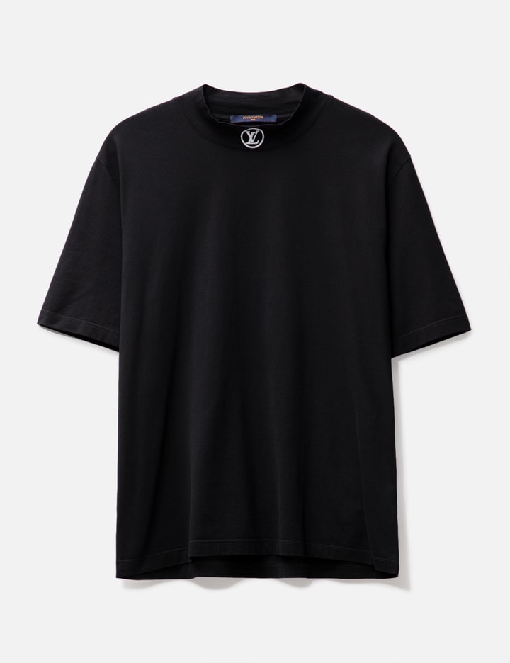 Louis Vuitton Shirt,Men Black V Neck Black Logo, Custom logo