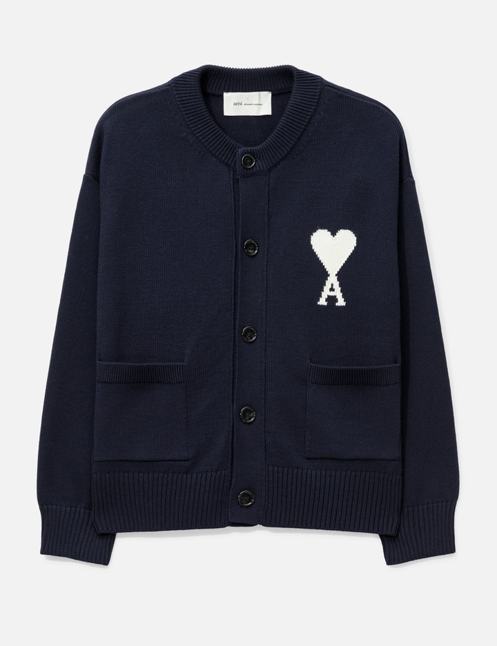 Ami Crewneck Ami De Coeur Cardigan