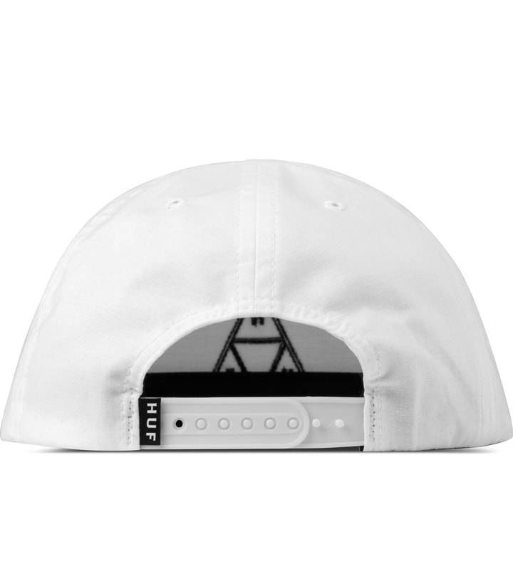 White Triple Triangle Snapback Cap Placeholder Image
