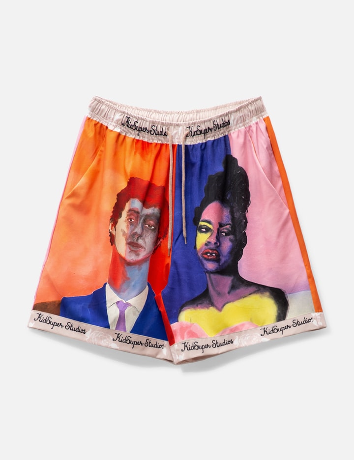 BOY & GIRL PAINTED PORTRAIT SHORTS Placeholder Image