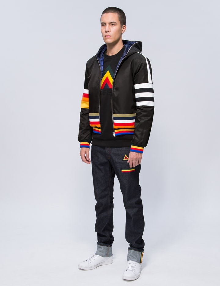 Multi Stripe Reversible Down Jacket Placeholder Image