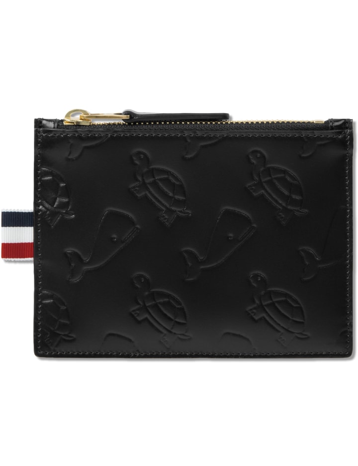 Black Small Coin Purse With Embossed Turtles Placeholder Image