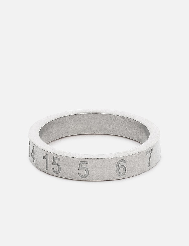Maison Margiela Numerical Ring In Silver