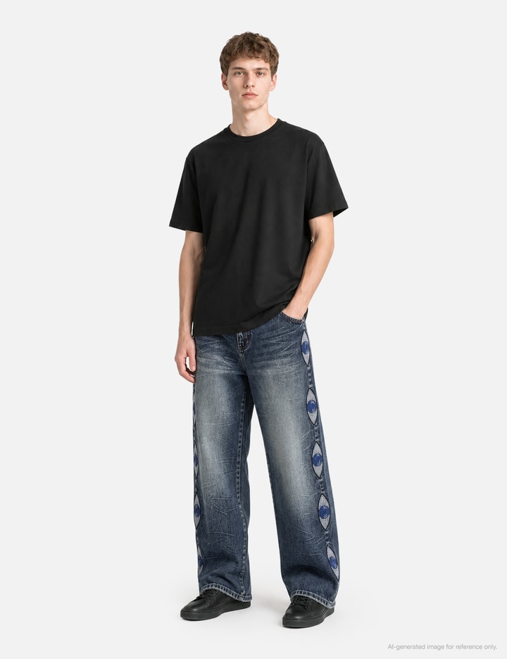 KidSuper Gemstone Eye Embroidery Jean
