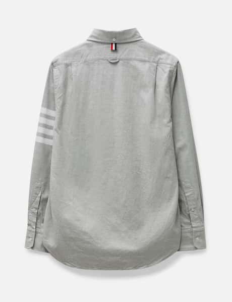 Thom Browne - ソリッドフランネル シャーティング 4-BAR ネームタグ 