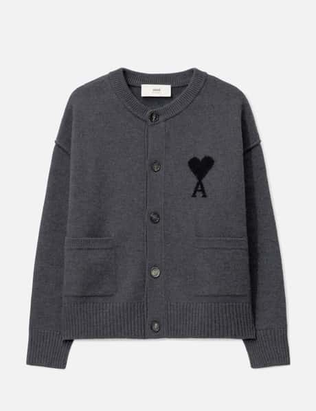 Ami Wool Ami De Coeur Cardigan