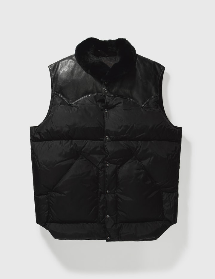 Mastermind Japan X Rocky Mountain Down With Leather Vest Placeholder Image