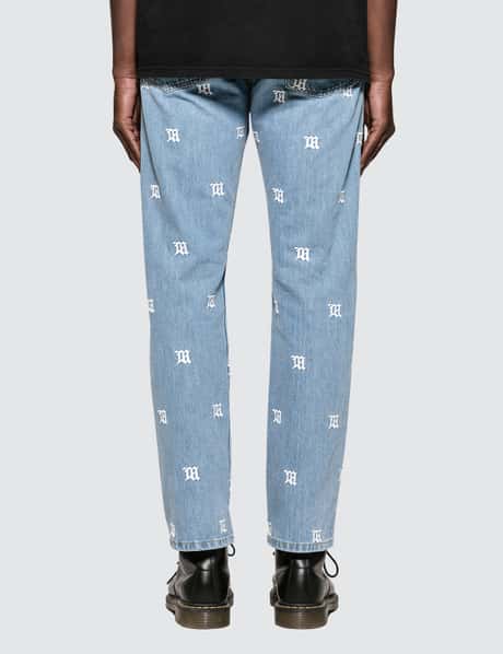 Misbhv - Monogram Denim Pants  HBX - Globally Curated Fashion and  Lifestyle by Hypebeast