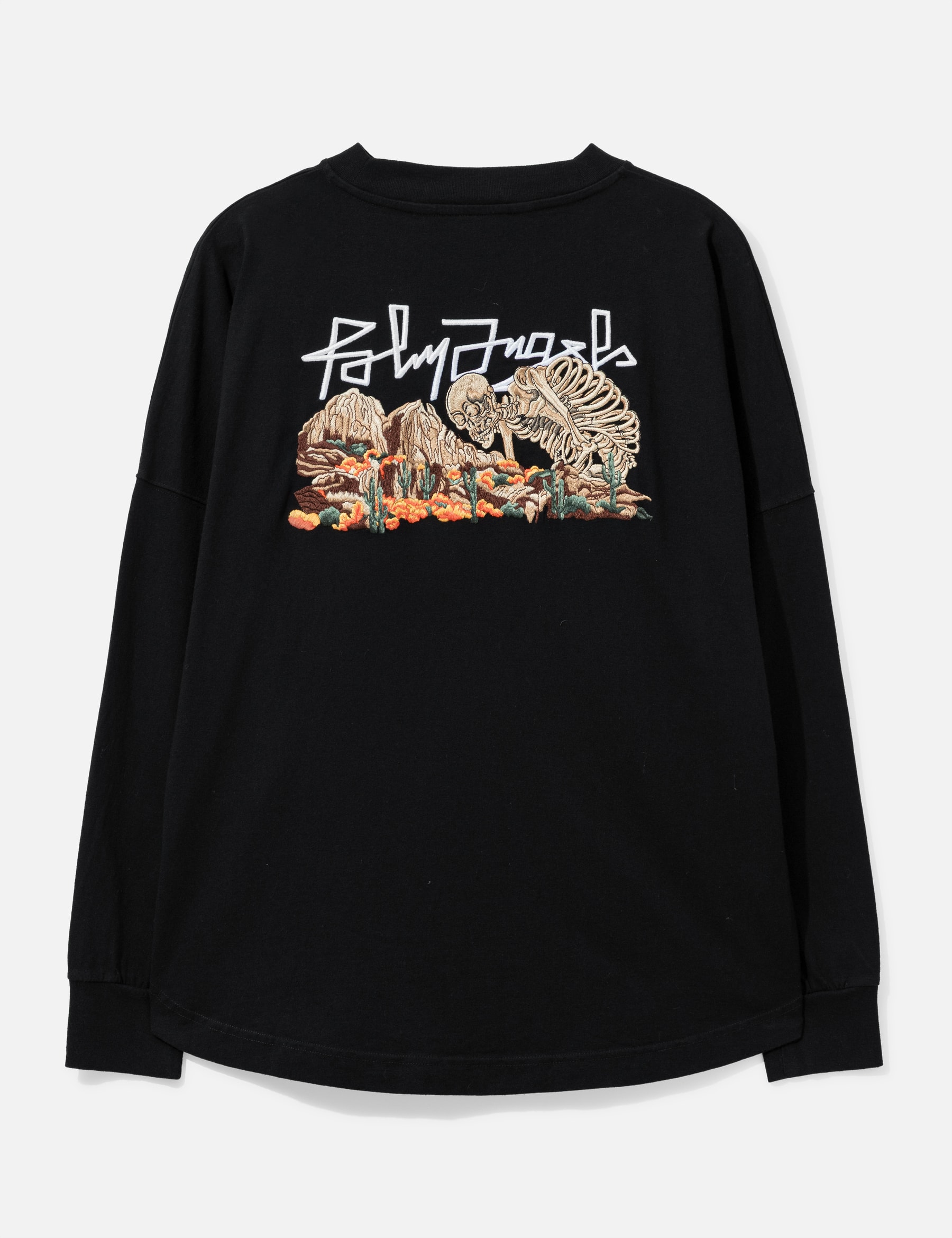Skull Embroidery Long Top view 8