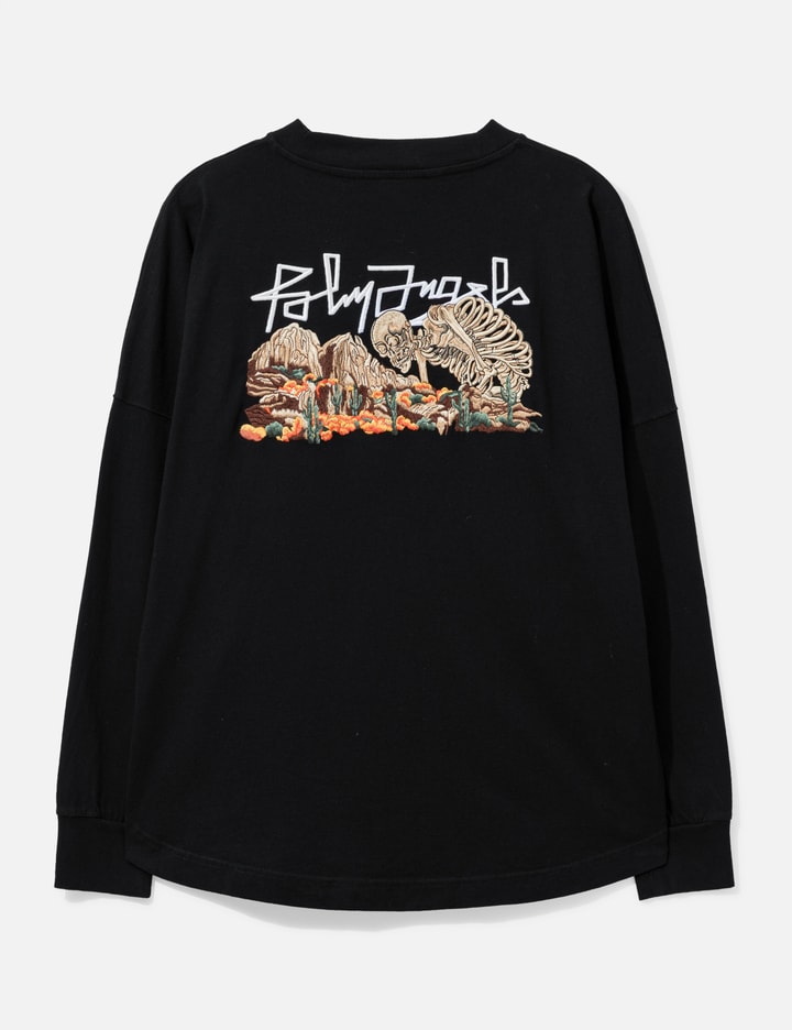 Skull Embroidery Long Top