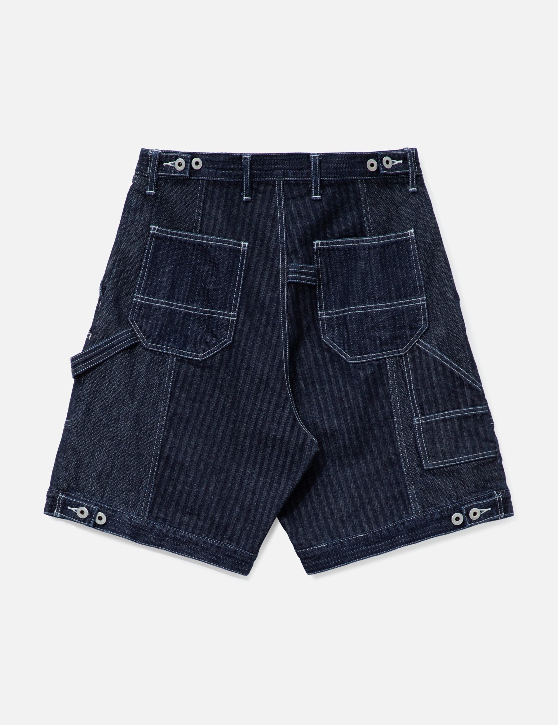 Patchwork Double Knee Shorts Rinse view 17