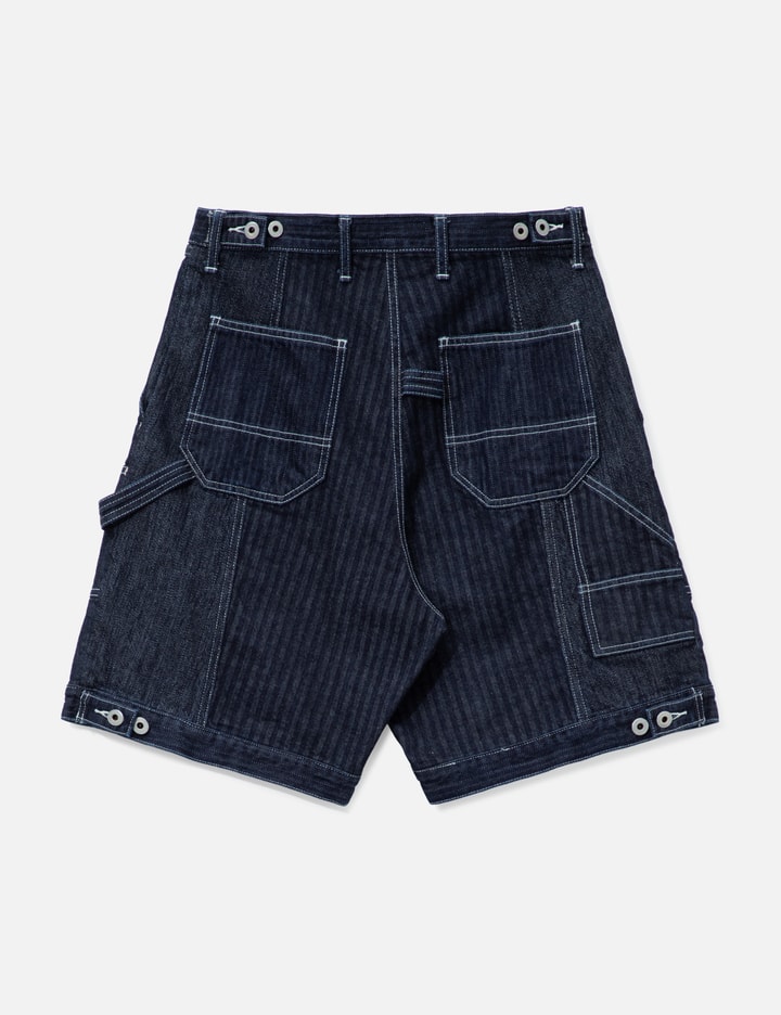 펀드멘탈 Patchwork Double Knee Shorts Rinse