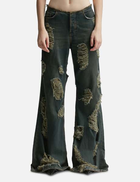 Acne Studios Loose Fit Distressed Jeans