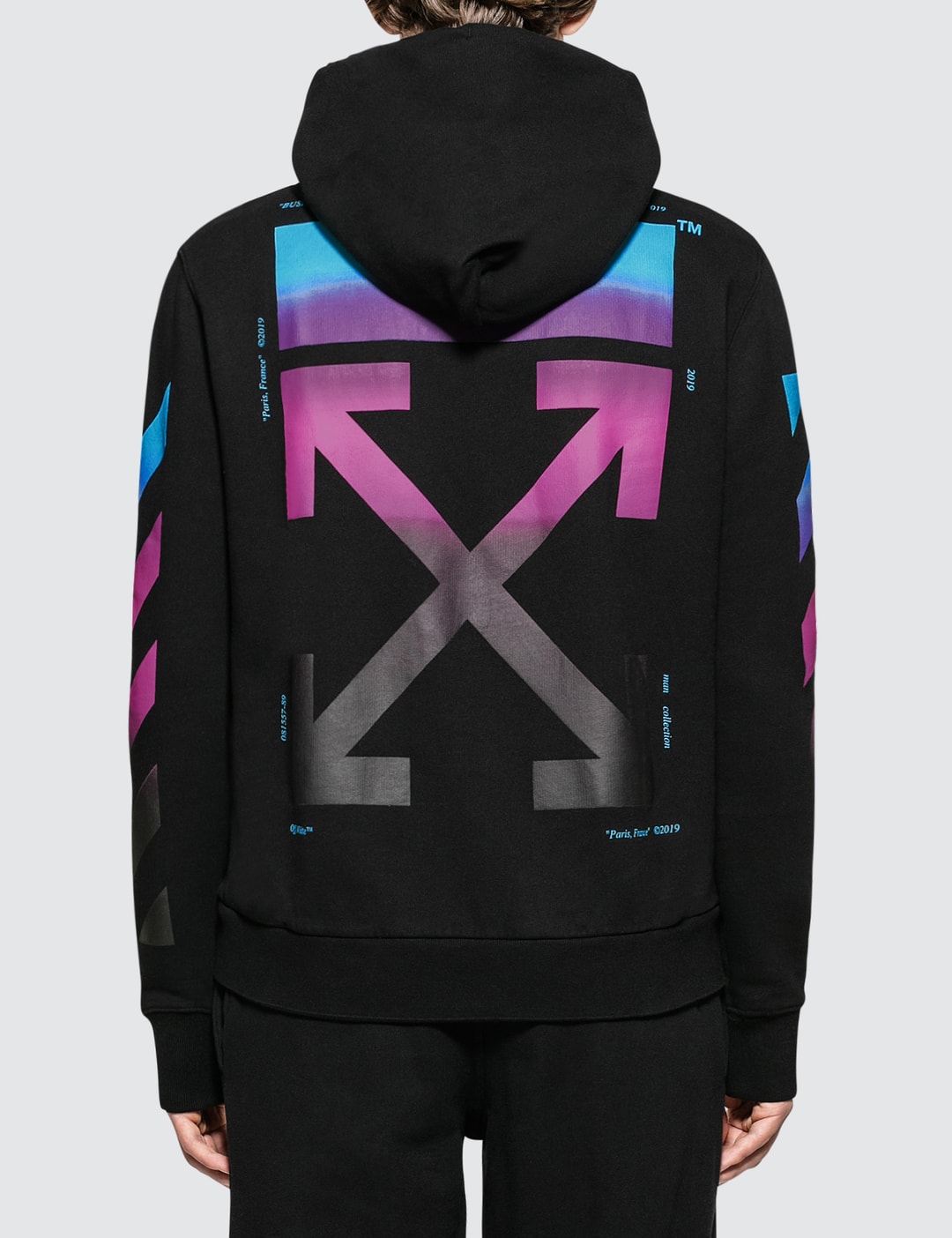 Off-White™ Diag Gradient Zip Hoodie HBX - Main Image