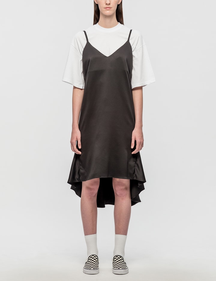 String Satin Slip Dress Placeholder Image
