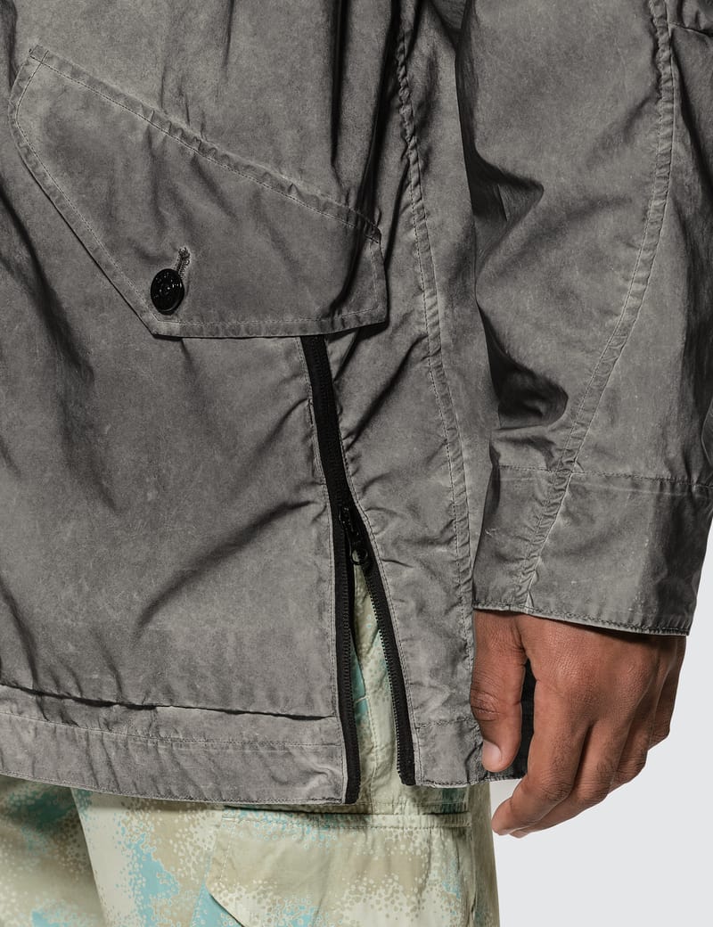 plated reflective stone island