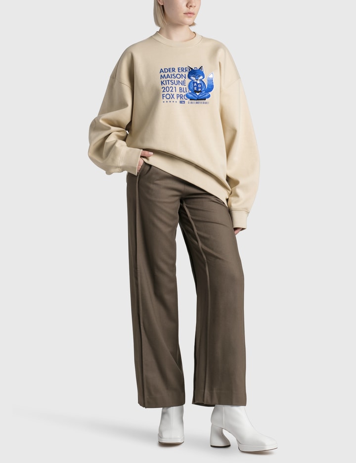 메종 키츠네 Maison Kitsuné X Ader Error 메디테이션 폭스 스웨트셔츠