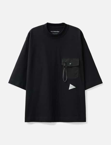 and wander Heavy Cotton Pocket HS T-shirt