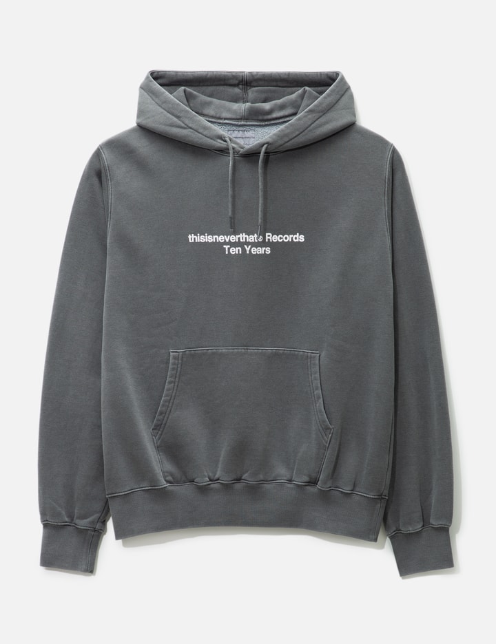 Thisisneverthat Ten Years Records Hoodie In Grey