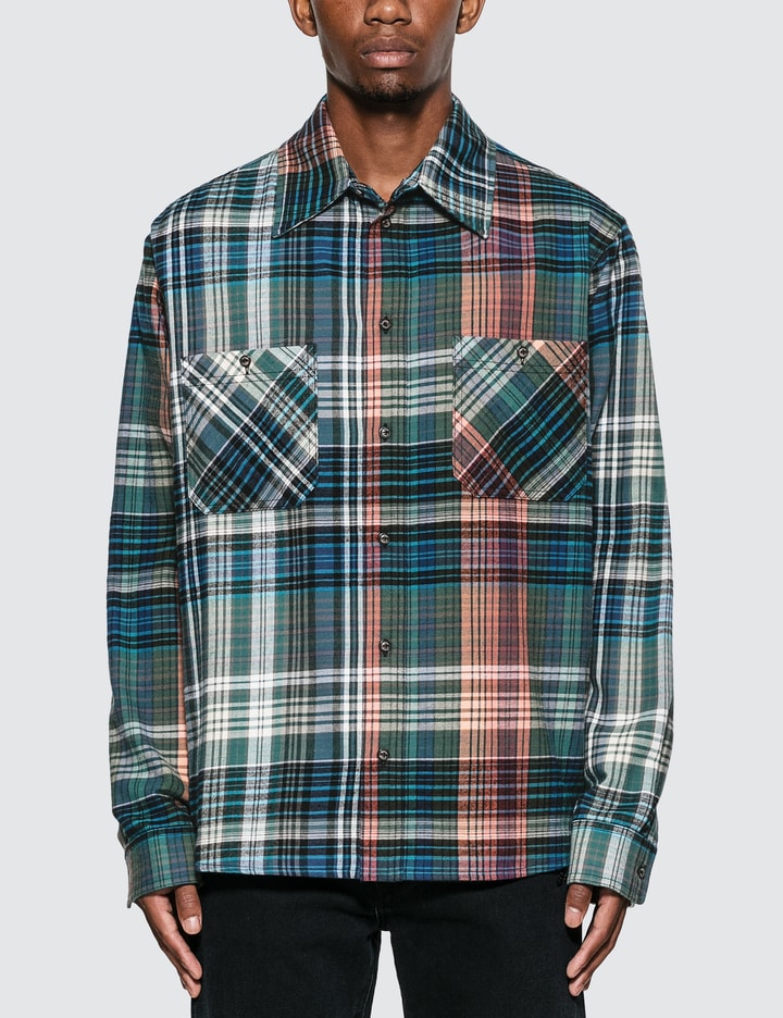 Stencil Arrow Flannel Check Shirt Placeholder Image