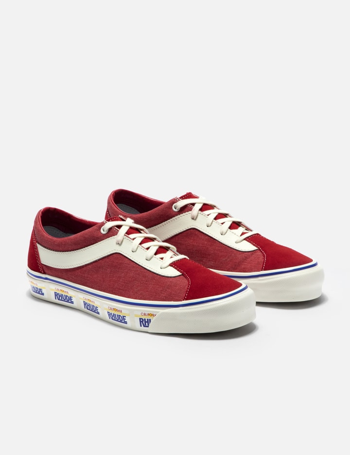 Shop Rhude X Vans Bold Ni In Red