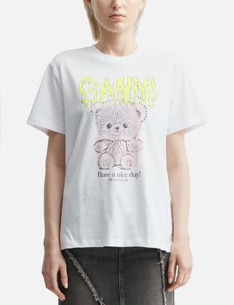 Ganni Basic Jersey TEDDY Relaxed T-shirt